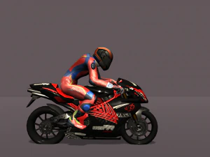 Bike Fight Animations HD 3D Model