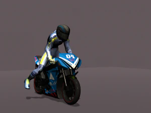 Bike Fight Animations HD 3D Model
