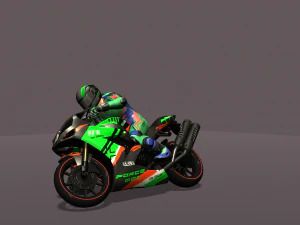 Bike Fight Animations HD 3D Model