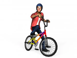 BMX Animations 3D Model