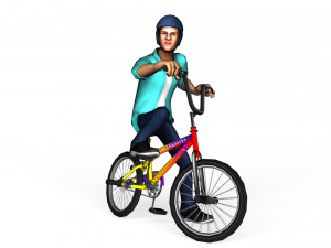 BMX Animations 3Dモデル