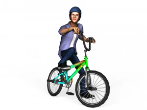 BMX Animations 3D Model