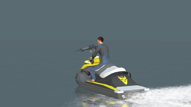 Boat Rash Animations 3D Модель .c4d .max .obj .3ds .fbx .stl .blend 