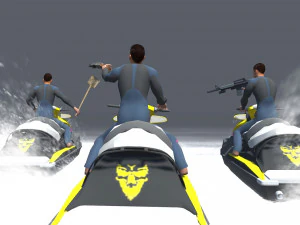 Boat Rash Animations 3D Model