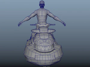 Boat Race Animations 3D Model