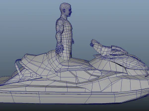Boat Race Animations 3D Model