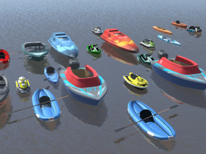 Boats World 3D Model