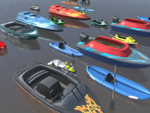 Boats World 3D Modell