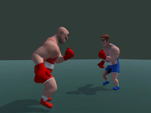 Boxer Animations 3D Model