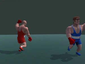 Boxer Animations 3D Model