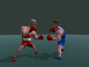 Boxer Animations 3D Model