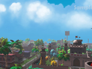 Cartoon City Constructive Modelo 3D