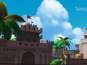 Cartoon City Constructive Modelo 3D