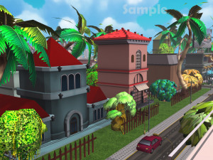 Cartoon City Constructive Modelo 3D