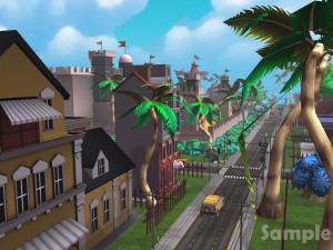 Cartoon City Constructive Modelo 3D