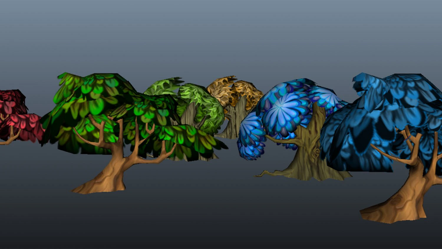 Crtoon Tree Bible 3D Model .c4d .max .obj .3ds .fbx .stl .blend