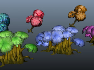 Crtoon Tree Bible 3D Модель