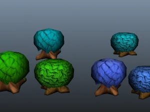 Crtoon Tree Bible 3D Model