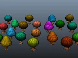 Crtoon Tree Bible 3D Model