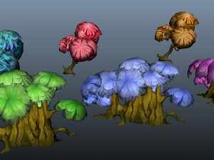 Crtoon Tree Bible 3D Модель