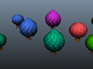 Crtoon Tree Bible 3D Модель