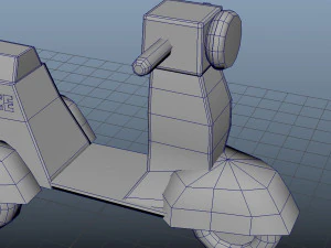 Cartoon Traffic Vehicles 3D Model