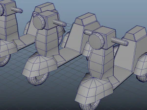 Cartoon Traffic Vehicles 3D Model