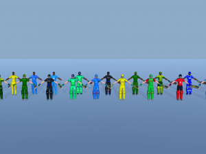 Cricket Animation Pack 3D मॉडल