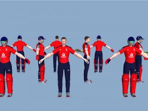 Cricket Animation Pack 3D मॉडल