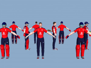 Cricket Animation Pack 3D मॉडल