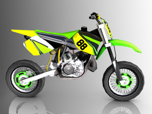 Dirt Bikes 3D Модель