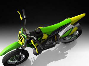 Dirt Bikes 3D Модель