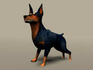 Dog Animations Modello 3D