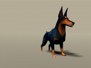 Dog Animations 3D Model