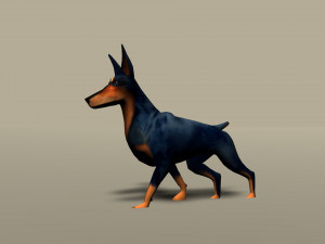 Dog Animations 3D Model