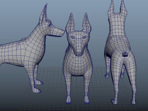 Dog Animations 3D Model