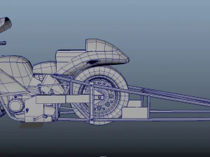 Drag Race Bikes 3D Model
