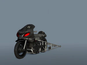 Drag Race Bikes 3D Model