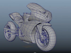 Drag Race Bikes 3D Model