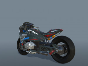 Drag Race Bikes 3D Model