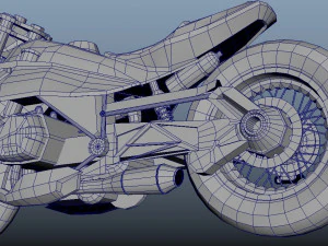 Drag Race Bikes 3D Model