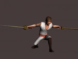 Dual Sword Fight 3D Model