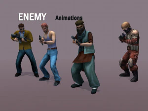 Enemy Avatar Animations 3D Model