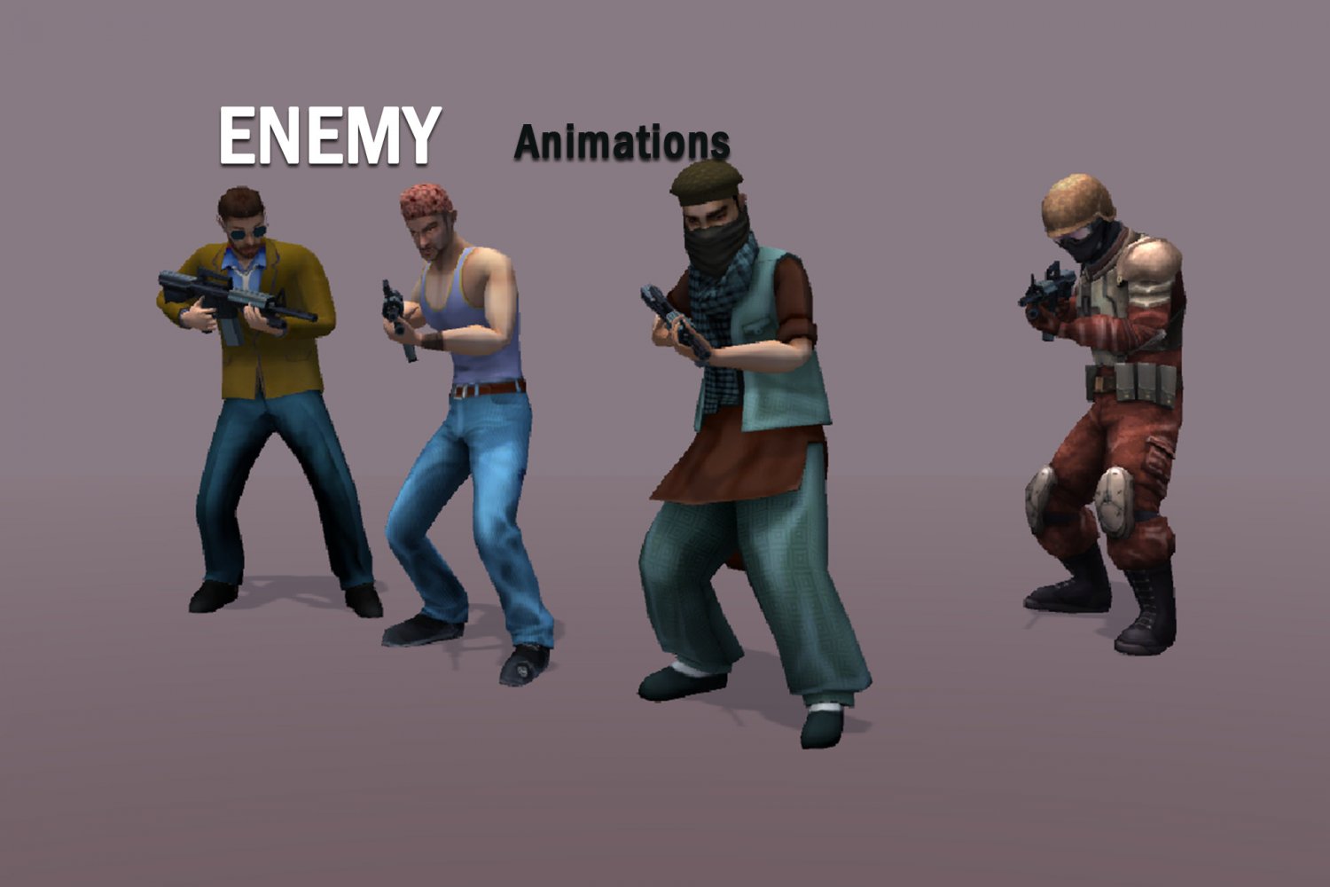 Enemy Avatar Animations 3D Модель in Всё для Игр 3DExport