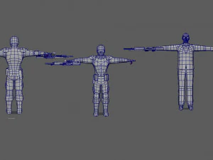 Enemy Avatar Animations 3D Model