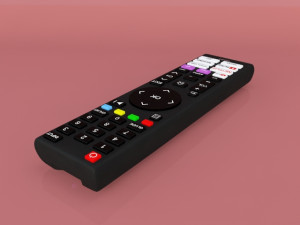 TV remote control-Hisense 3D 模型