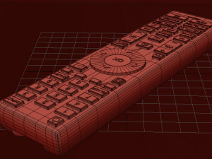 TV remote control-Hisense 3D 模型