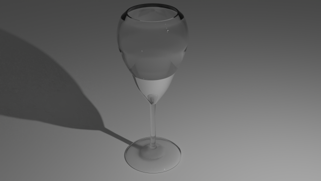 Glass goblet 3D Модель .c4d .max .obj .3ds .fbx .stl .blend 