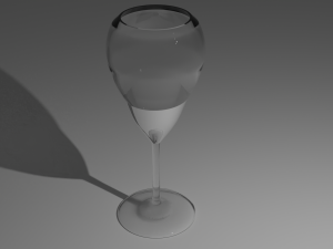 Glass goblet 3D 模型
