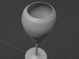Glass goblet 3D Модель